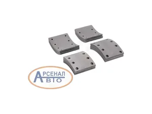 Накладка тормозная КамАЗ (к-т 8шт) с заклепками, артикул 53229-3501105-CP