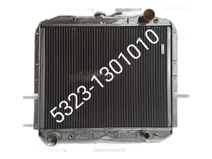 Радиатор водяной УРАЛ 375, 377, медный, 4-х рядный, артикул 5323-1301010-40