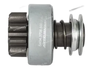 Привод стартера (бендикс) ГАЗ, ПАЗ, ЗИЛ 5301 Бычок, МАЗ, тр. МТЗ дв.ММЗ 260, 262, 263, 265, Евро 2, 3, z=10зуб., редукторный (02.1381, ХН-1068), артикул 5404-3708-600 АЕ