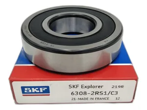 Подшипник полуоси Волга (опоры карданного вала ГАЗ-4301, 4509), артикул 6308-2RS1/C3