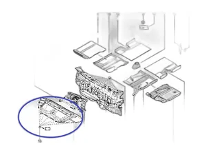 Утеплитель капота LADA X-Ray (штатный), артикул 658403451R