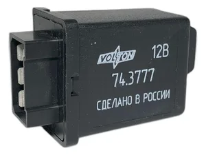 Реле стеклоочистителя ГАЗель, Соболь, 12В (аналог 392.3747, 523.3747), артикул 74.3777