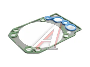 Прокладка головки блока цилиндров КАМАЗ, Евро, армированная с металлическим каркасом, силикон зелёный+фторсиликон синий, артикул 740.30-1003213-01 СБ