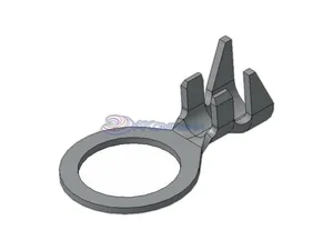 Клемма "под болт" М10, под провод 2,50-4,00мм. кв., s=0,8мм., лужёная, уп.10шт., артикул 8539Р-10