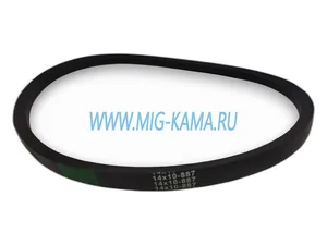 Ремень клиновой 887х14х10 МАЗ 500, КРАЗ 255, ДОН 1500, дв.ЯМЗ 236, 238,  привода водяного насоса(236-1307170), артикул 887х14х10 (АМ)