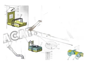 Моторедуктор стеклоочистителя ГАЗ 3307, 3308, ЗИЛ 5301 Бычок, 4421, 4945, 133, 433360, 4331, к-т=моторедуктор+трапеция+щеткодержатели+щетки, артикул 92.5205000