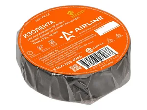 Изолента для жгутирования проводки, термоустойчивая, 19мм.х10м., на основе полиэстера, артикул AAT-PE-01