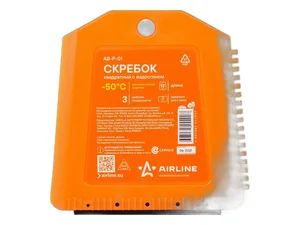 Скребок квадратный, с водосгоном, L=12см., артикул AB-P-01