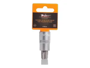 Головка торцевая Т60, 1/2" DR, со вставкой, L=55мм. (TORX) ХХХХ, артикул AT-BS-24