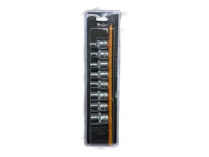 Набор головок торцевых 1/2" DR TORX, к-т 8шт. (Е10, Е11, Е12, Е14, Е16, Е18, Е20, Е24) AIRLINE — ракурс 1