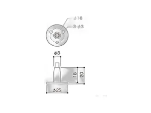 Набор головок торцевых 1/4" DR TORX, к-т 14шт. (Е4, Е5, Е6, Е7, Е8, Е10, 1/2" DR Е11, Е12, Е14, Е16, Е18, Е20, Е22, Е24), артикул AT-BS-35