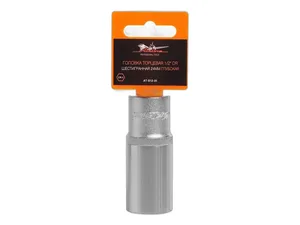 Головка торцевая 24мм., 1/2" 6-гранная DR, глубокая, пласт. подвес
