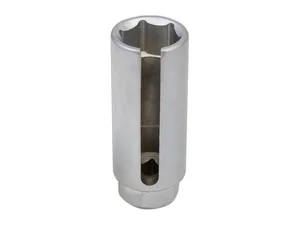 Головка разрезная для кислородного датчика, лямбда-зонда 1/2" DR шестигранная 22мм., L=80мм. (АТSК003), артикул ATSK003