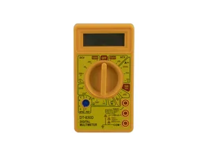 Мультиметр цифровой, звуковая прозвонка цепи, артикул DT830D