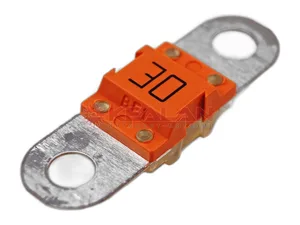 Предохранитель плоский "MIDI FUSES", 30А., болтовое соединение, Tesla, артикул FD30A