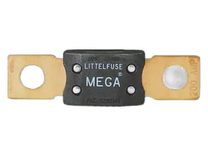 Предохранитель плоский "MEGA FUSES", 200А., болтовое соединение, Tesla