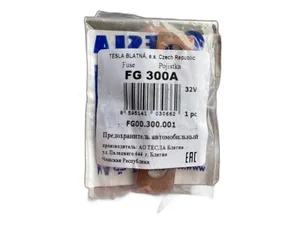 Предохранитель плоский "MEGA FUSES", 300А., болтовое соединение, Tesla, артикул FG 300A