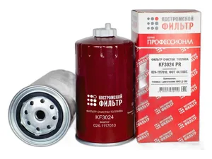 Фильтр очистки топлива ГАЗ 3310 Валдай, 33081, 3309, ПАЗ, ЗИЛ 5301 Бычок, МАЗ 103, 103С, тр. МТЗ 100, 1005, 1025 дв.ММЗ 245, 260, сливная пробка, H=199/D=96/M16х1,5мм., "Профессионал" (024-1117010, WDK 962/16, 962/17, EKO-03.38, 91585,1907460,1931100, 2991585, 99484067, ФОТ44.1.002), артикул KF3024 PR