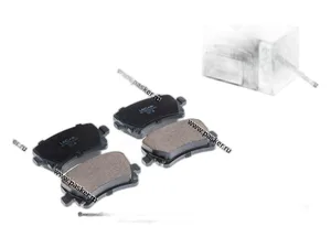 Колодка тормозная Skoda Octavia (A5) 04-, (к-т 4шт) задняя, артикул LECAR000652201