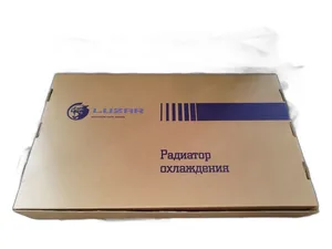 Радиатор водяной тр. К744Р2, К744Р3, К744Р4 Кировец дв.МВ ОМ457LA, алюминиевый, 6-ти рядный, патрубки d=60мм., входит в состав блока охлаждения ОМ457LA-1301.0000-1 и ОМ757LA-1301.000-1. Совместим с блоком масляных радиаторов LOc 0606 и ОНВ LRIC 0604 (ОМ457LA-1301.100-1, ОМ457LA-1301.0000-1, ОМ457LA-1301.000-1) LUZAR — ракурс 2
