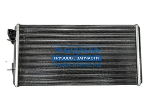 Радиатор отопителя МАЗ 5440, 6430, Евро 3, фланцы 0°, размер 410х195х47мм., алюминиевый, 2-х рядный (5440-8101060-69, 544069-8101060-00, 81.61901.0067, 5440А-8101060, ЛР5440-8101060-69), артикул LRH 1240