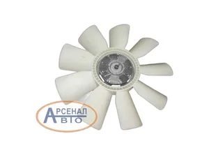 Муфта вязкостная КАМАЗ 54115, 5511, 55112, 55102, 55111 дв.740.30, 740.31, в сб. с крыльчаткой d=660мм., 9 лопастей (21-405-010, 020002742, 020005181, 312536, 18223-3)