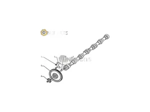 Шпонка шестерни распред. вала, КОНВЕЙЕРНЫЙ ОРИГИНАЛ, артикул M3400-1006013