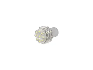 Автолампа диод S25(P21W) 12V 36 диод с цоколем 1-контактная белая, габариты, стопы, поворот, задние противотуманные фары, фонари заднего хода