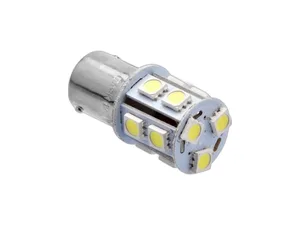 Автолампа диод T20/5(W21/5W) 12V 13 SMD диода без цоколя 2-контактная белая, габариты-стопы min2 Skyway — ракурс 1