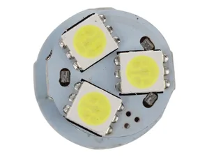 Автолампа диод H11 12V 18 SMD диодов 1-контактная белая, ближний, дальний свет, противотуманные фары (S08201006), артикул SH11-5050-18