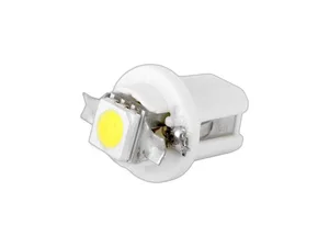 Автолампа диод T10(W5W) 12V 1 SMD радиатор без цоколя 1-контактная белая, габариты, номер (S08201098), артикул ST10-1SMD-1W W