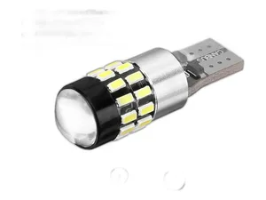 Автолампа диод T10(W5W) 12V 30 SMD диодов 1-контактная без цоколя белая, габариты, номер (S08201116), артикул ST10-30SMD-3014