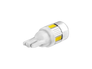 Автолампа диод T10 (W5W) 12V 6 SMD диодов 1-контактная белая, габариты, номер (S08201126), артикул ST10-6SMD-5630