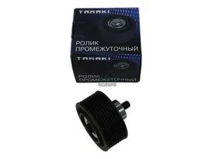 Ролик натяжителя ремня для а/м ГАЗ 33106 Валдай, ГАЗон NEXT, ПАЗ, КАМАЗ дв.Cummins ISF 3.8, 6ВТ, промежуточный обводной, правый (5265369), артикул TKG-1308080-91