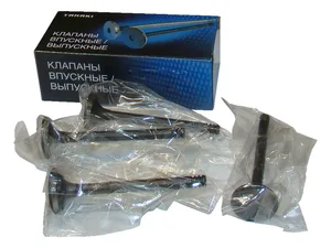 Клапан выпускной ВАЗ 2108-21099, 2110-2112, 2113-2115, 1117-1119 Калина, 2190-2191 Гранта дв.ВАЗ 8кл.,1,5 л. к-т 4шт., Волга, ГАЗель, Соболь, УАЗ дв.ЗМЗ 406, 405, 409 (21083-1007012, 21080.1007012-00, 406.1007012, 406.3906597, 406.3906597-01), артикул TKV-1007012-21