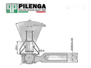 Наконечник рулевой тяги ГАЗель Next, наружный. TS-P 1203 "PILENGA"