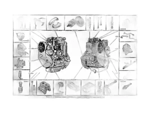 Шланг отопителя d=22мм., силиконовый, синий, мин.20м., артикул D=22 СИЛ.