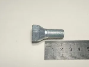 Болт колесный М12*1,25 (38/23, ключ 19, цинк) 2108-15. "БелЗАН" (уп. 20 шт) — ракурс 2