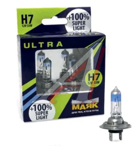 Автолампа АКГ 12-100 Н7 Автоимпульс, артикул 0-12V 100 H7