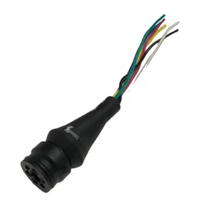 Колодка зад.фонаря ГАЗ 3302 с проводами (розетка) (AECC399), артикул 0-17100371600000