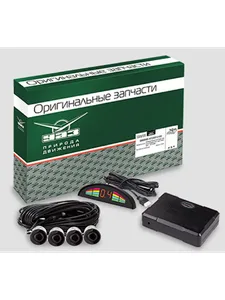 Парктроник УАЗ (LED-Индикатор, 4 датчика) черный (AVILINE), артикул 0-4726012
