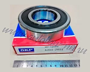 6311RS подшипник первич. вала КПП ГАЗон NEXT, вторич. вала КПП ГАЗ 33081, 33096, 33106, артикул 0-6311RS