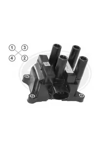 Катушка зажигания FORD Focus (1.4i 16V, 98-), Fiesta (1.2i/1.4i, 95-). 06860288 "СОАТЭ" — ракурс 2
