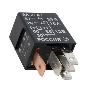 Реле универсальное 5-ти контактное LADA Kalina, Priora, УАЗ, иномарки 12V, 10/20А с боковыми выступами СОАТЭ — ракурс 1