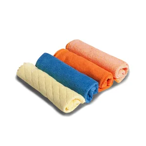 Салфетки из микрофибры (3шт., 30*30 см)+ порофибра (1 шт., 20*18 см) (AB-V-07), артикул 0-AB-V-07