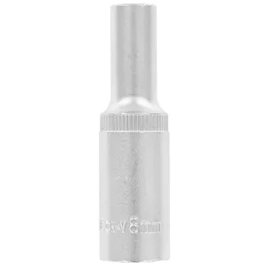 Головка торцевая 1/2" DR шестигранная глубокая 8 мм AT-S12-20, артикул 0-AT-S12-20