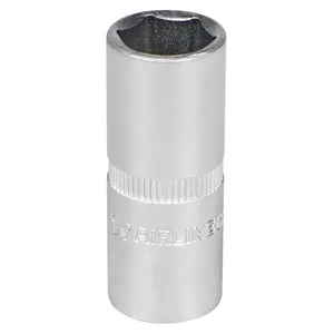 Головка торцевая 1/2" DR шестигранная свечная 16 мм с резин. фиксатором AT-S12-40, артикул 0-AT-S12-40