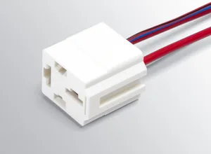 Колодка к реле 4-х конт. разъем Ф57.830.060, 757555.060.(4pin) с проводами (71.3747), артикул 0-AX-3407