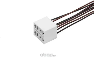 Колодка обогрева зеркал ГАЗ 3302 8-ми конт., разъем 4573739094 (8pin) с проводами, артикул 0-АХ-513-2