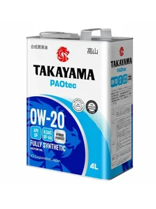 Масло моторное TAKAYAMA PAOtec 0W-20 SP, GF-6A синтетика 4 л, артикул 101140